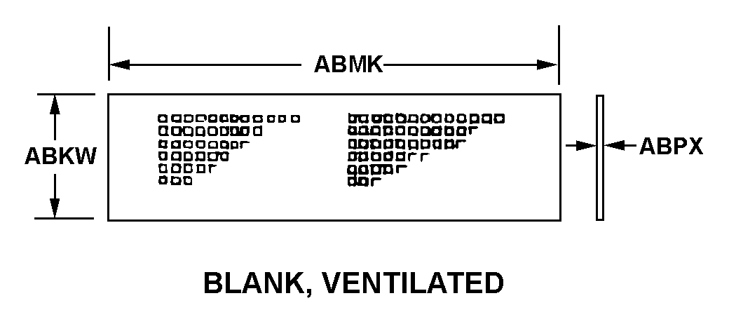 PANEL,BLANK | 5821-01-127-0636, 011270636