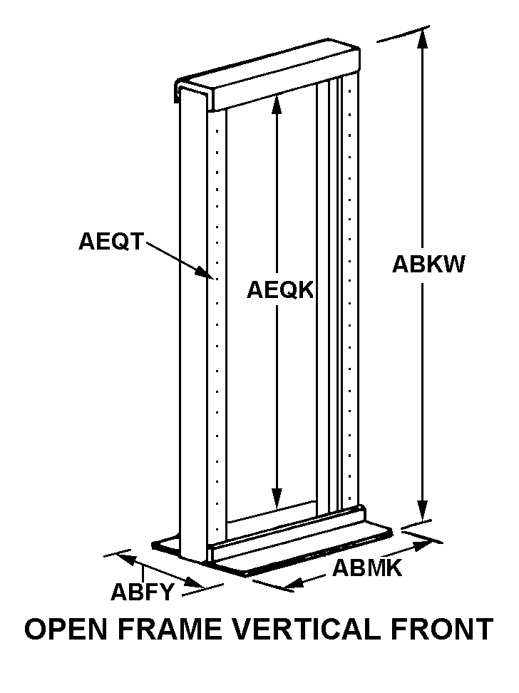 RACK,ELECTRICAL EQU | 5975-00-280-3568, 002803568 RACK,ELECTRICAL EQU | 5975-00-280-3568, 002803568
