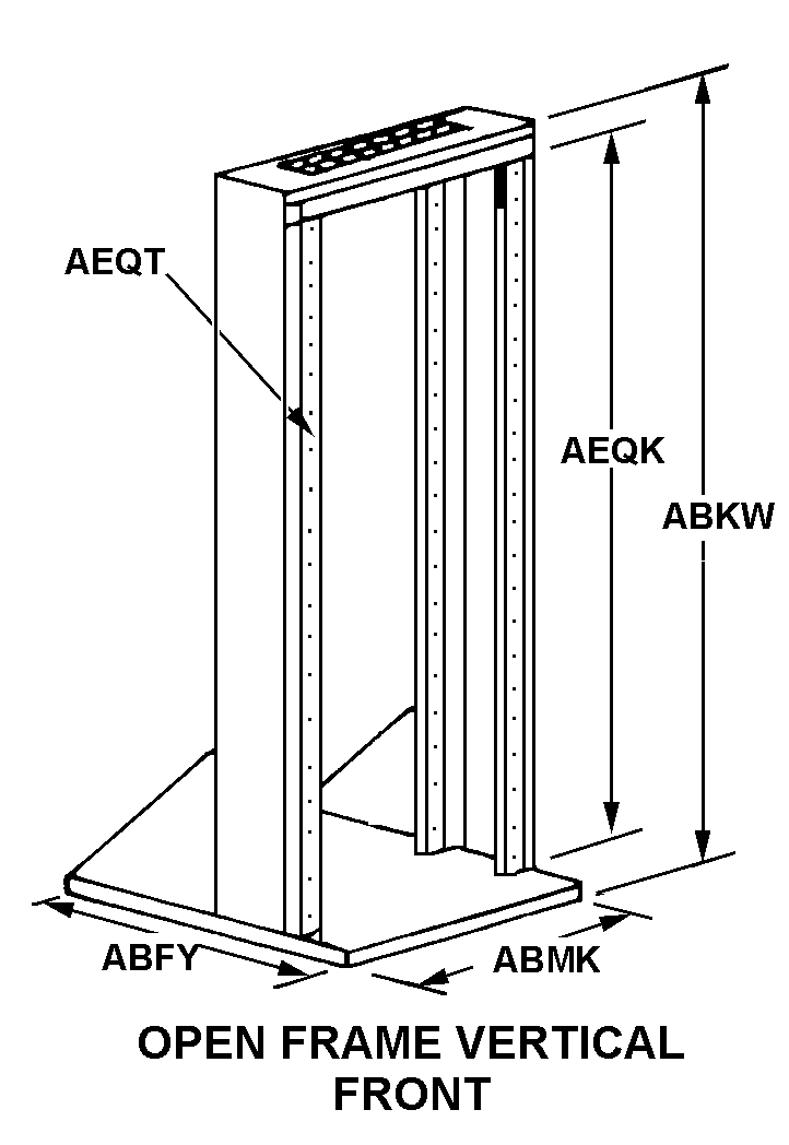 RACK,ELECTRICAL EQU | 5975-00-252-7321, 002527321
