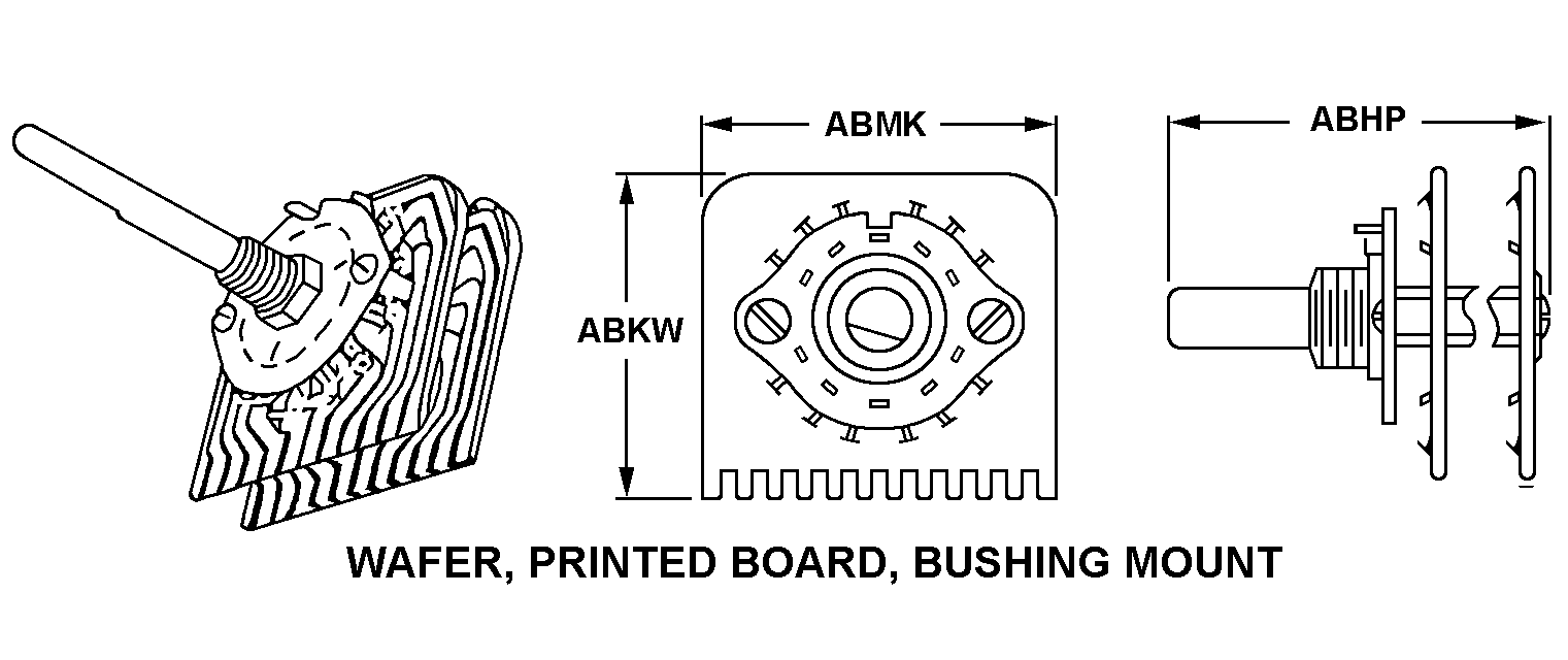 SWITCH,ROTARY | 5930-00-105-7542, 001057542