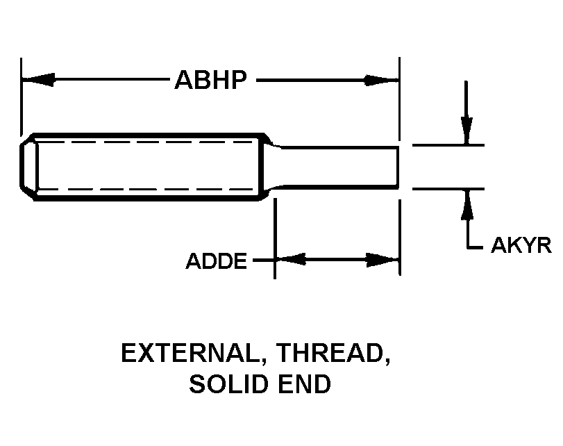 ROD END,THREADED | 5340-00-027-9088, 000279088