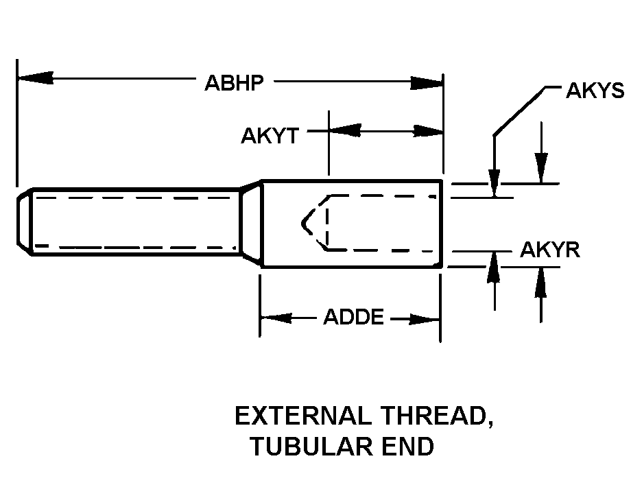 ROD END,THREADED | 5340-00-059-5532, 000595532 ROD END,THREADED | 5340-00-059-5532, 000595532