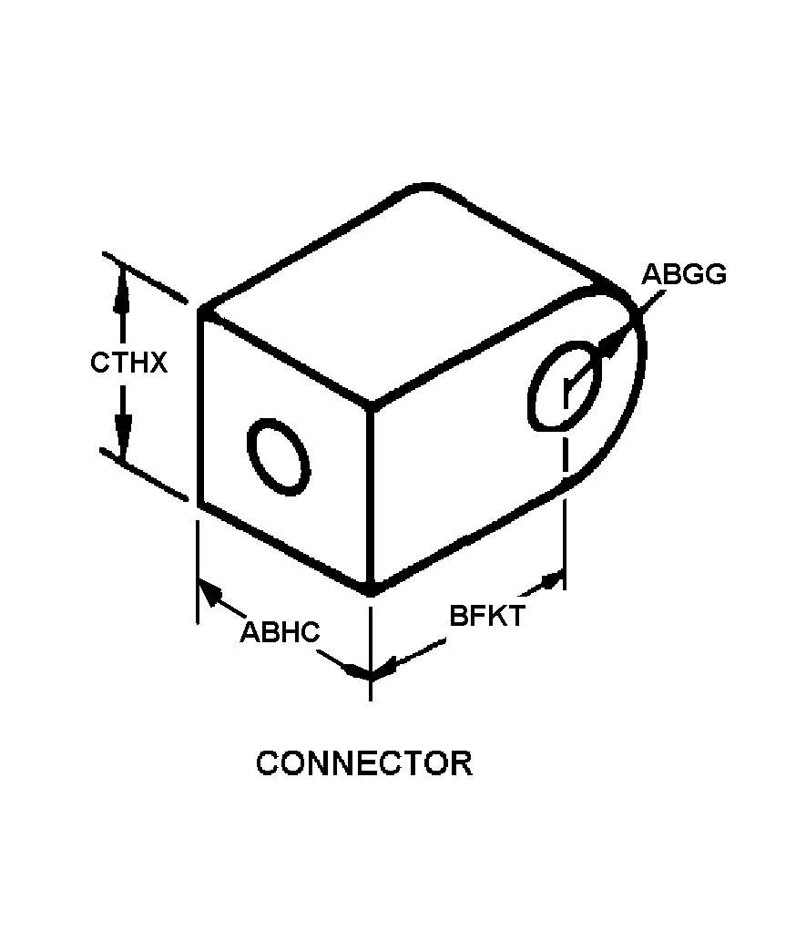 CONNECTOR,ROD END | 5340-00-011-0696, 000110696