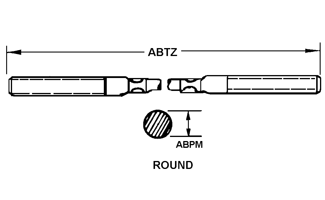 TIE ROD,TENSIONING, | 5342-00-195-3036, 001953036 TIE ROD,TENSIONING, | 5342-00-195-3036, 001953036