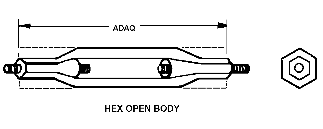 TURNBUCKLE BODY | 5340-00-047-4955, 000474955 TURNBUCKLE BODY | 5340-00-047-4955, 000474955