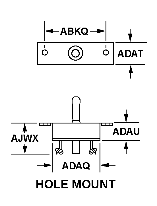SWITCH,TOGGLE | 5930-00-004-3911, 000043911 SWITCH,TOGGLE | 5930-00-004-3911, 000043911