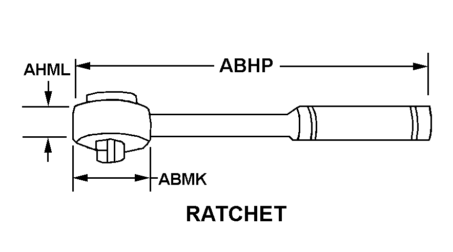 HANDLE,SOCKET WRENC | 5120-00-061-1996, 000611996 HANDLE,SOCKET WRENC | 5120-00-061-1996, 000611996