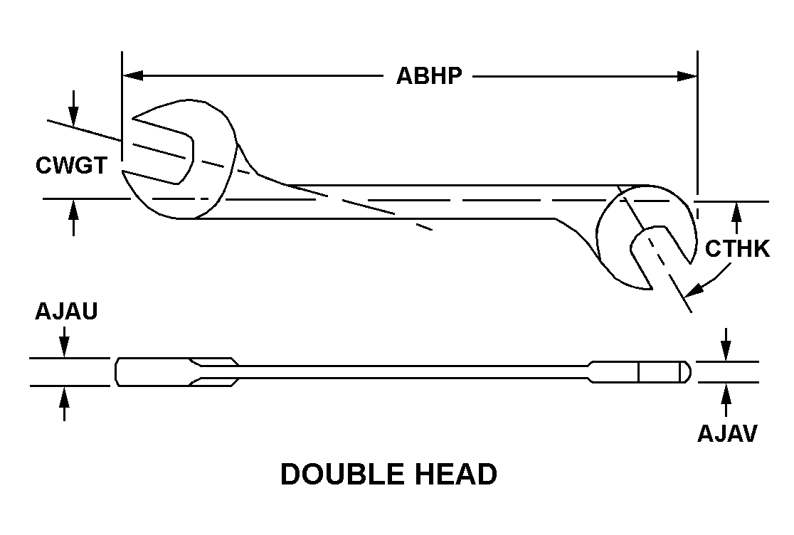 WRENCH,OPEN END | 5120-00-017-9166, 000179166 WRENCH,OPEN END | 5120-00-017-9166, 000179166