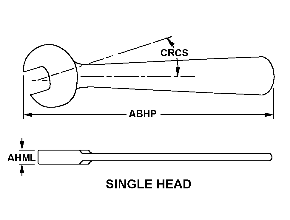WRENCH,OPEN END | 5120-00-061-0247, 000610247 WRENCH,OPEN END | 5120-00-061-0247, 000610247