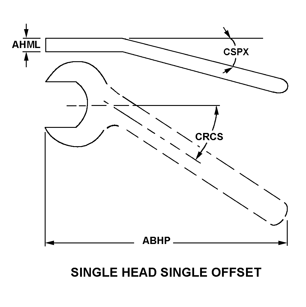 WRENCH,OPEN END | 5120-00-026-7977, 000267977