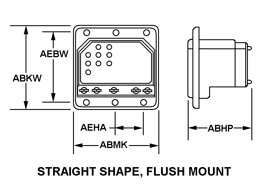 CONNECTOR BODY,RECE | 5935-00-004-0083, 000040083