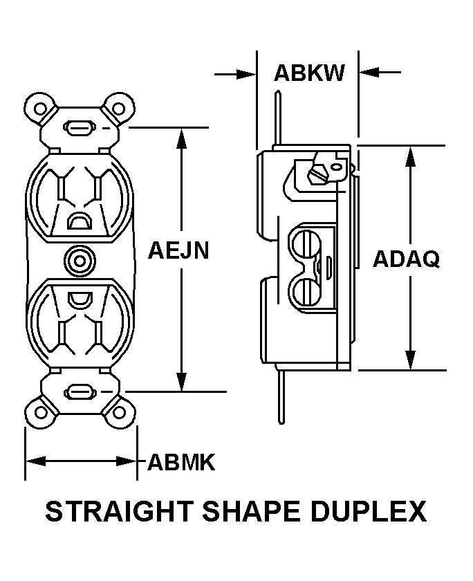 CONNECTOR,RECEPTACL | 5935-00-057-4885, 000574885