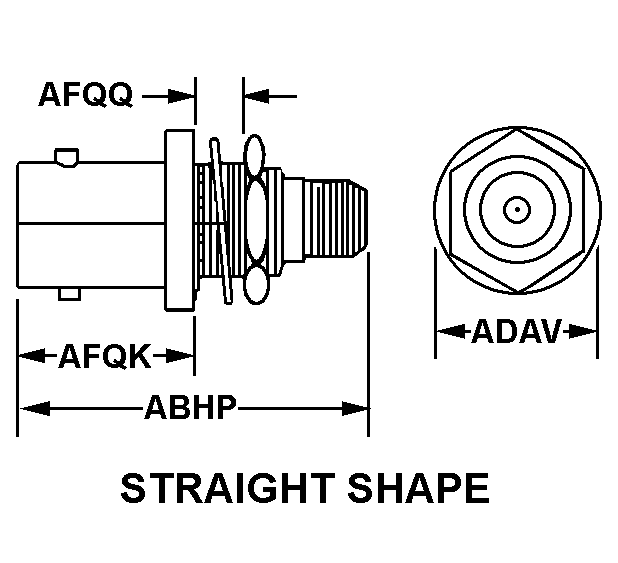 ADAPTER,CONNECTOR,F | 6060-01-309-0034, 013090034