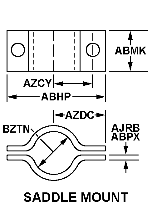 CLAMP,LOOP | 5340-00-079-8610, 000798610 CLAMP,LOOP | 5340-00-079-8610, 000798610