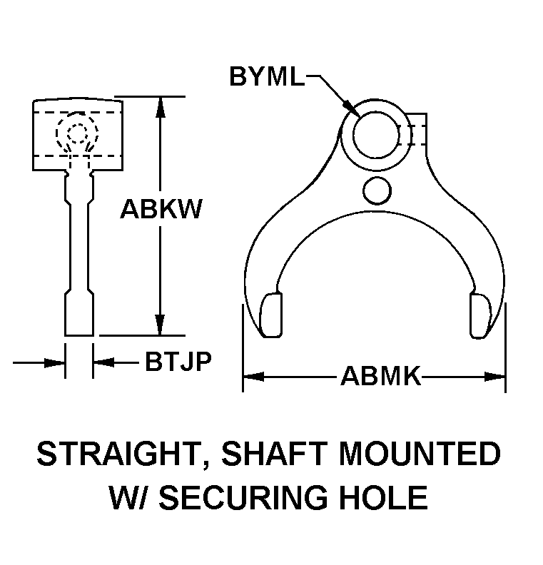 SHIFTER FORK,NONVEH | 3010-00-113-9493, 001139493