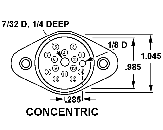 SOCKET,PLUG-IN ELEC | 5935-00-055-1648, 000551648 SOCKET,PLUG-IN ELEC | 5935-00-055-1648, 000551648