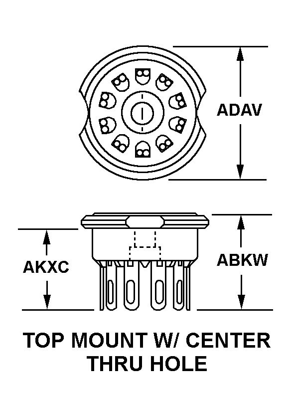 SOCKET,PLUG-IN ELEC | 5935-00-021-6346, 000216346 SOCKET,PLUG-IN ELEC | 5935-00-021-6346, 000216346