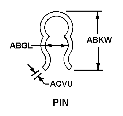 CLIP,RETAINING | 5340-00-047-2521, 000472521 CLIP,RETAINING | 5340-00-047-2521, 000472521