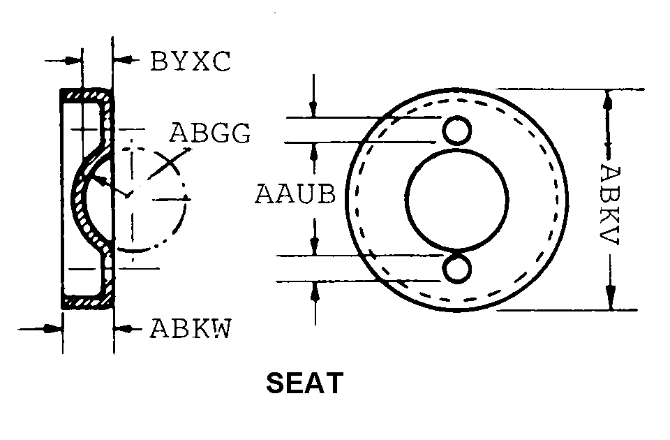 SEAT,BALL SOCKET | 1290-00-513-2035, 005132035 SEAT,BALL SOCKET | 1290-00-513-2035, 005132035