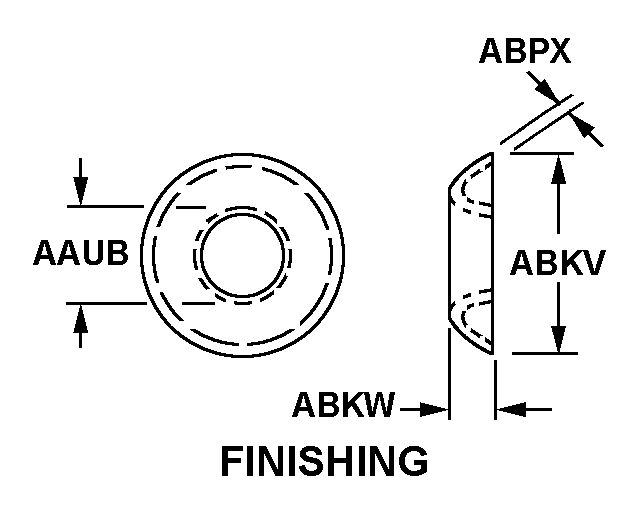 WASHER,FINISHING | 5310-00-012-1325, 000121325