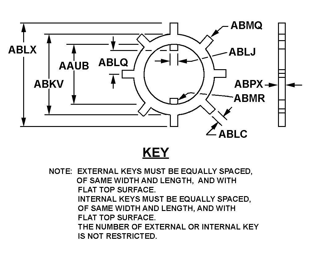 WASHER,KEY | 5310-00-006-2418, 000062418 WASHER,KEY | 5310-00-006-2418, 000062418