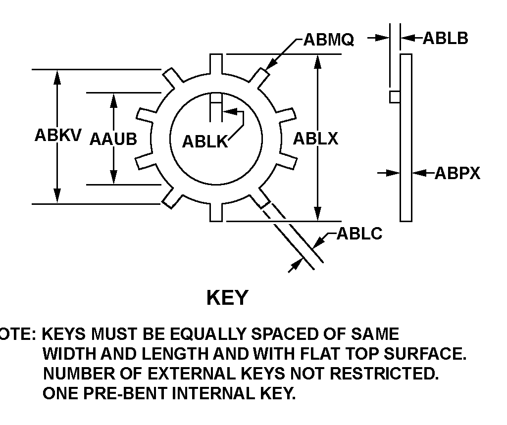 WASHER,KEY | 5310-00-012-1347, 000121347 WASHER,KEY | 5310-00-012-1347, 000121347