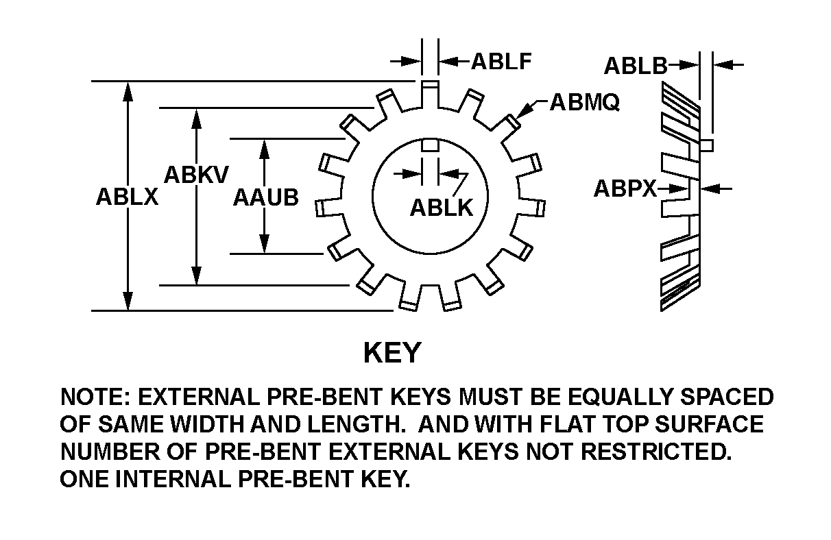 WASHER,KEY | 5310-00-006-0617, 000060617 WASHER,KEY | 5310-00-006-0617, 000060617