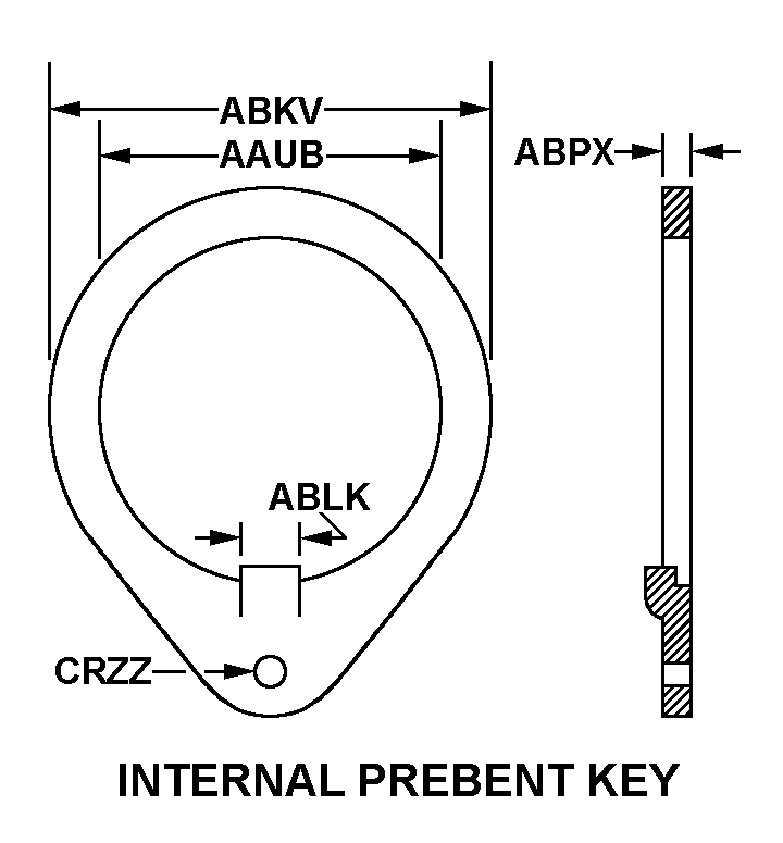 WASHER,KEY | 5310-00-008-5862, 000085862 WASHER,KEY | 5310-00-008-5862, 000085862