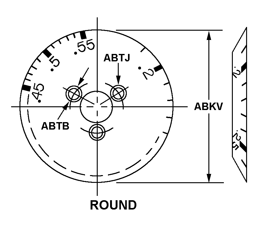 DIAL,SCALE | 5355-00-022-4009, 000224009