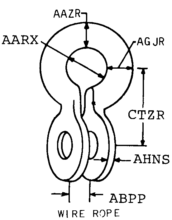 SHACKLE | 4030-00-018-7602, 000187602