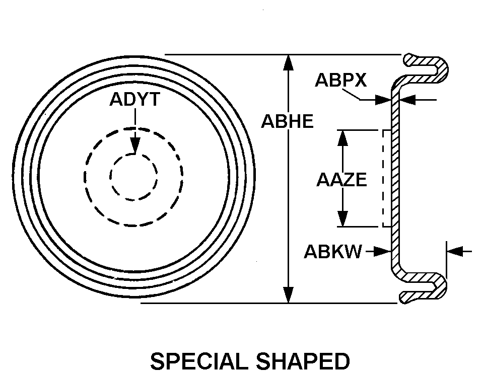 DIAPHRAGM,ACTUATOR | 2915-00-307-5614, 003075614