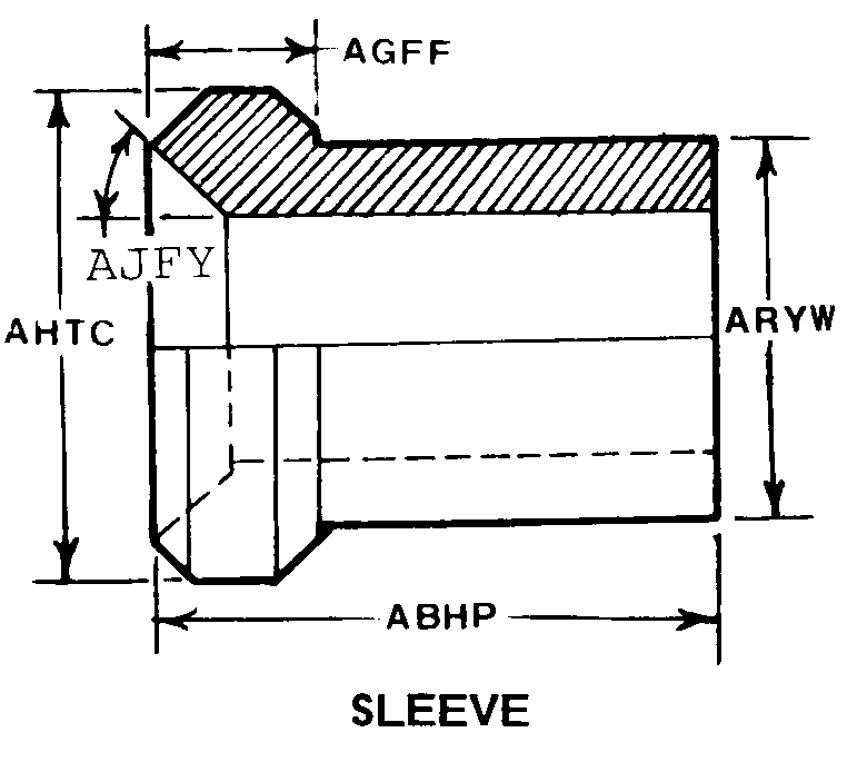 SLEEVE,FLARED,TUBE | 4730-00-022-7703, 000227703 SLEEVE,FLARED,TUBE | 4730-00-022-7703, 000227703