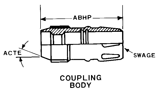 COUPLING BODY,TUBE | 4730-00-008-9866, 000089866