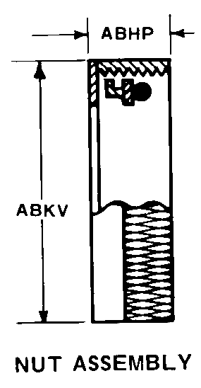 NUT ASSEMBLY,TUBE C | 4730-00-028-0237, 000280237