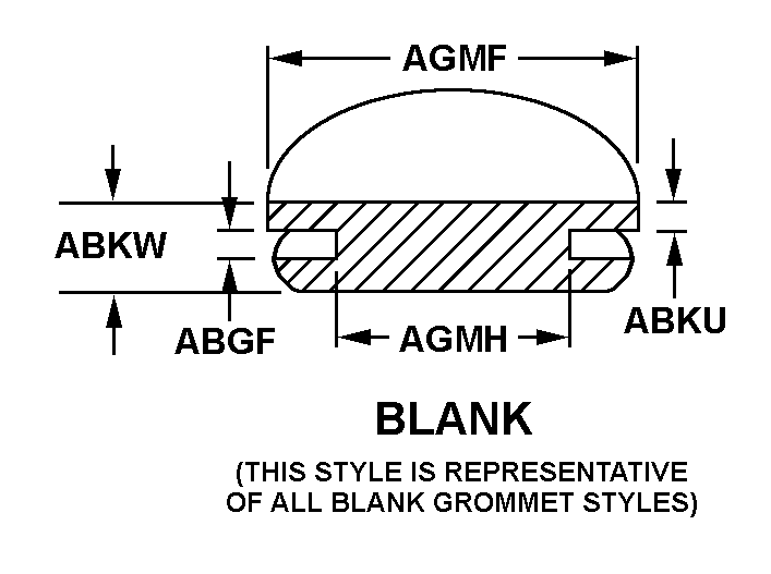 GROMMET BLANK,NONME | 5325-00-155-5270, 001555270 GROMMET BLANK,NONME | 5325-00-155-5270, 001555270