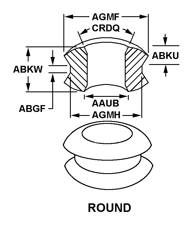 GROMMET,NONMETALLIC | 5325-00-276-5926, 002765926