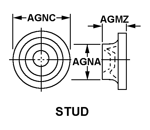 STUD,SNAP FASTENER | 5325-00-149-9193, 001499193 STUD,SNAP FASTENER | 5325-00-149-9193, 001499193