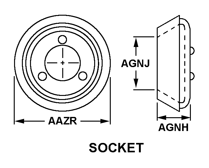 SOCKET,SNAP FASTENE | 5325-00-276-4963, 002764963 SOCKET,SNAP FASTENE | 5325-00-276-4963, 002764963