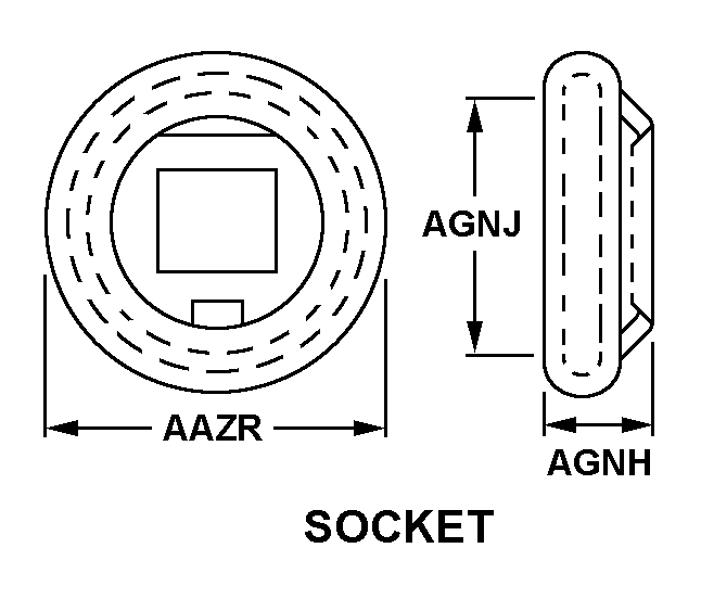 SOCKET,SNAP FASTENE | 5325-00-276-4972, 002764972 SOCKET,SNAP FASTENE | 5325-00-276-4972, 002764972