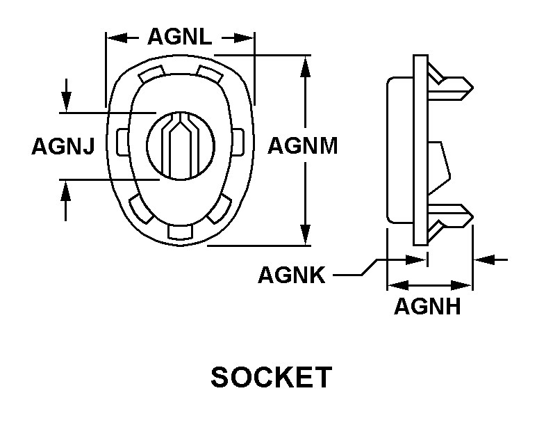 SOCKET,SNAP FASTENE | 5325-00-276-4961, 002764961 SOCKET,SNAP FASTENE | 5325-00-276-4961, 002764961