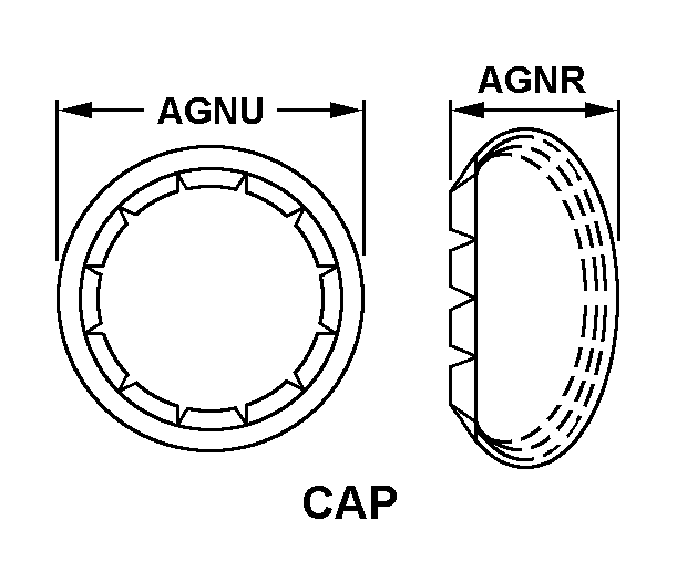 CAP,SNAP FASTENER | 5325-00-276-4959, 002764959