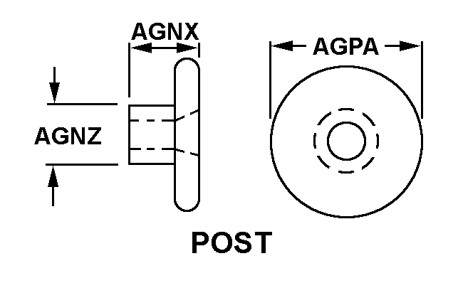 POST,SNAP FASTENER | 5325-00-008-2202, 000082202