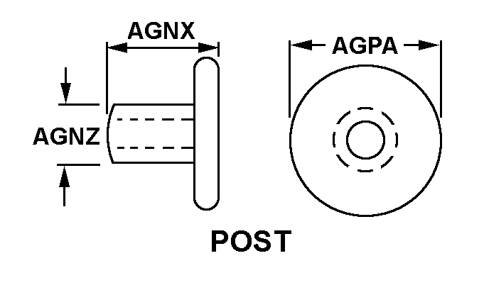POST,SNAP FASTENER | 5325-00-276-7792, 002767792