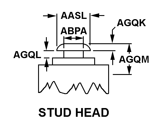 STUD,POSITIVE LOCK | 5325-00-152-0996, 001520996