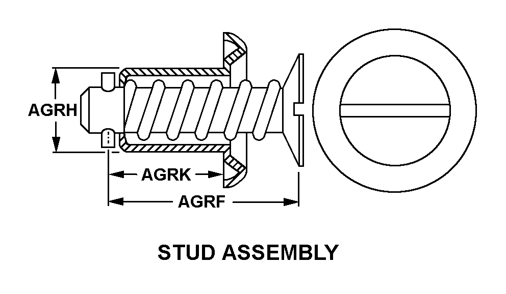 STUD ASSEMBLY,TURNL | 5325-00-014-8475, 000148475