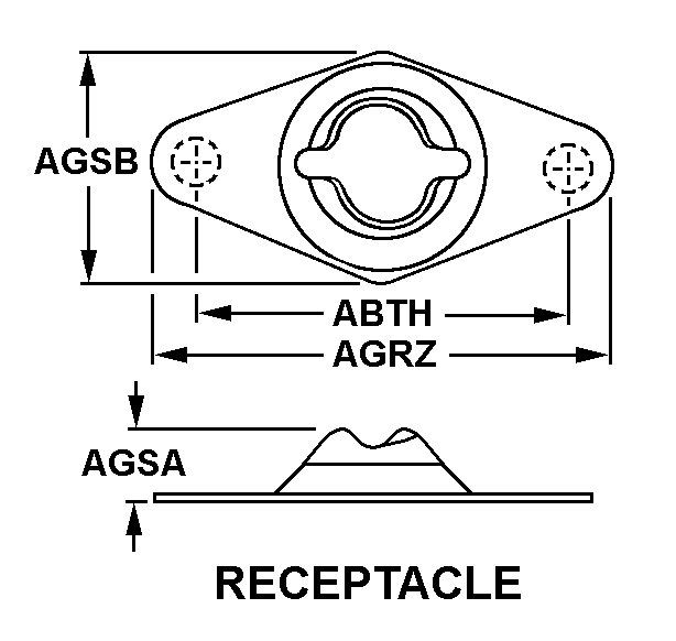 RECEPTACLE,TURNLOCK | 5325-00-027-8719, 000278719