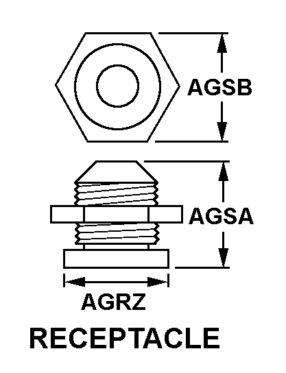 RECEPTACLE,TURNLOCK | 5325-00-033-7726, 000337726