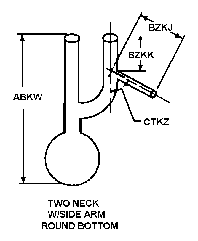 FLASK,DISTILLING | 6640-00-379-2606, 003792606 FLASK,DISTILLING | 6640-00-379-2606, 003792606