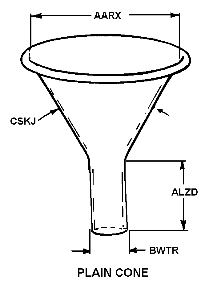 FUNNEL,COMMON,LABOR | 6640-00-892-1743, 008921743 FUNNEL,COMMON,LABOR | 6640-00-892-1743, 008921743