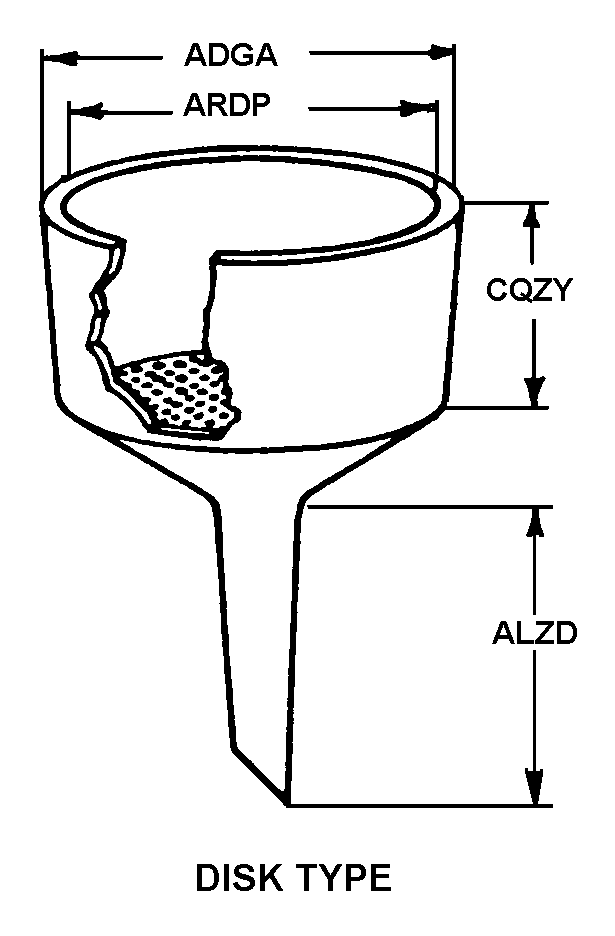 FUNNEL,FILTERING,LA | 6640-00-222-7493, 002227493